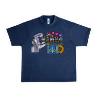 Navy mammo technologist Urban Heavy Tee - CowhideDigitalArt