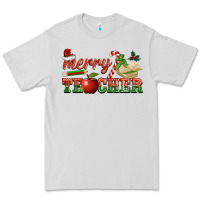 Dove Grey merry teacher Premium Tee - BarkalooDesign