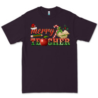 Plum merry teacher Premium Tee - BarkalooDesign