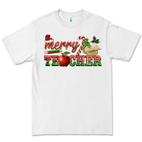 White merry teacher Premium Tee - BarkalooDesign