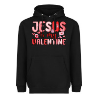 Black jesus is my valentine Heavyweight Hoodie - MaliasSmallBusiness
