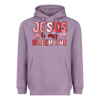 Lavender jesus is my valentine Heavyweight Hoodie - MaliasSmallBusiness