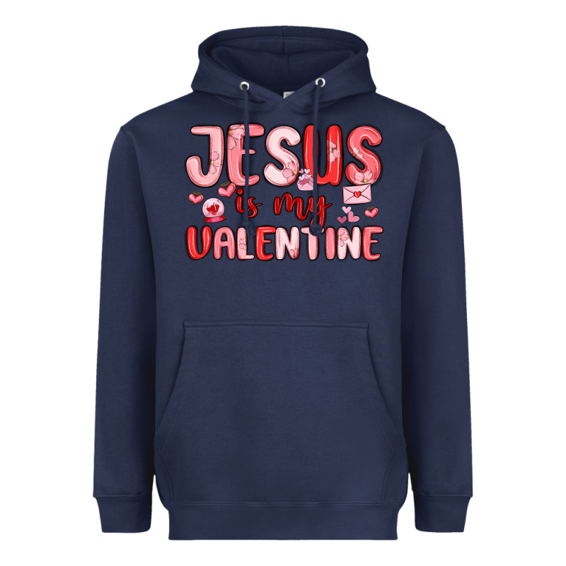 Jesus Is My Valentine Heavyweight Hoodie by MaliasSmallBusiness | Teevron
