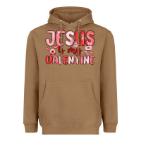 Toasted Coconut jesus is my valentine Heavyweight Hoodie - MaliasSmallBusiness