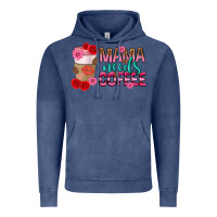 Vintage Denim mama needs coffee mothers day Vintage Hoodie - texasbilliewilder