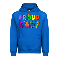 Cobalt Proud Dad Urban Hoodie - NancyCooperArtShop