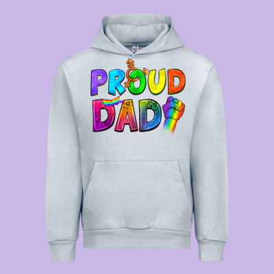 Proud Dad Urban Hoodie Designed By Nancycooperartshop