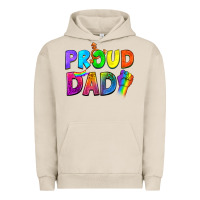 Pigment French Oak Proud Dad Urban Hoodie - NancyCooperArtShop