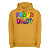 Pigment Peanut Butter Proud Dad Urban Hoodie - NancyCooperArtShop
