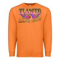 Carrot flawed but still worthy romans 5 8 Premium Sweatshirt - NancyCooperArtShop