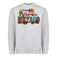 Heather Grey viva mexico Heavyweight Sweatshirt - CTS Tumbler Store