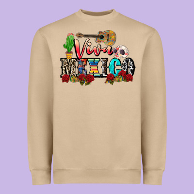 Viva Mexico Heavyweight Sweatshirt Designed By Cts Tumbler Store