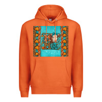 Carrot Western Fall Cow Mama Premium Hoodie - LillyAllenDesigns