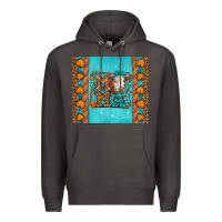 Smoke Western Fall Cow Mama Premium Hoodie - LillyAllenDesigns
