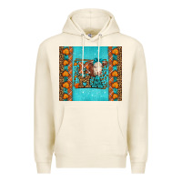 Tofu Western Fall Cow Mama Premium Hoodie - LillyAllenDesigns
