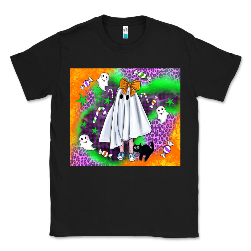 Cute Ghost Halloween Tumbler Classic Tee by BundleAndBundleShop | Teevron