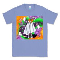 Colony Blue cute ghost halloween tumbler Classic Tee - BundleAndBundleShop