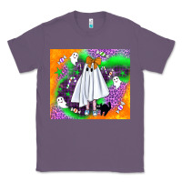 Lavender cute ghost halloween tumbler Classic Tee - BundleAndBundleShop