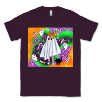Plum cute ghost halloween tumbler Classic Tee - BundleAndBundleShop