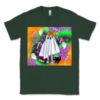 Sports Green cute ghost halloween tumbler Classic Tee - BundleAndBundleShop