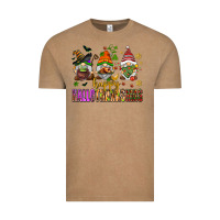 Vintage Coffee happy hallothanksmas gnomes Vintage Tee - AdoDesignShop