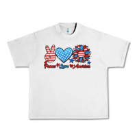 Lunar Rock peace love america Urban Heavy Tee - HRA Design Shop