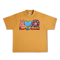Peanut Butter peace love america Urban Heavy Tee - HRA Design Shop