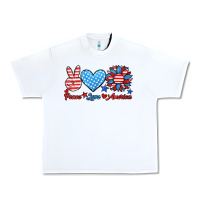 White peace love america Urban Heavy Tee - HRA Design Shop
