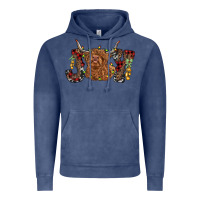 Vintage Denim joy highland cow Vintage Hoodie - RanaPortraitStore