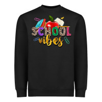 Black school vibes Heavyweight Sweatshirt - Zillion Design Studio