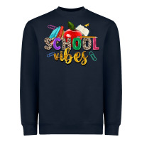 Navy school vibes Heavyweight Sweatshirt - Zillion Design Studio