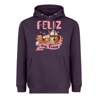 Plum mexican new year Heavyweight Hoodie - MaliasSmallBusiness