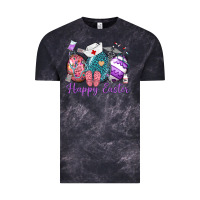 Cloud Black happy easter eggs nurse n Vintage Tee - Neo Western
