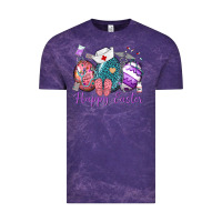 Cloud Purple happy easter eggs nurse n Vintage Tee - Neo Western