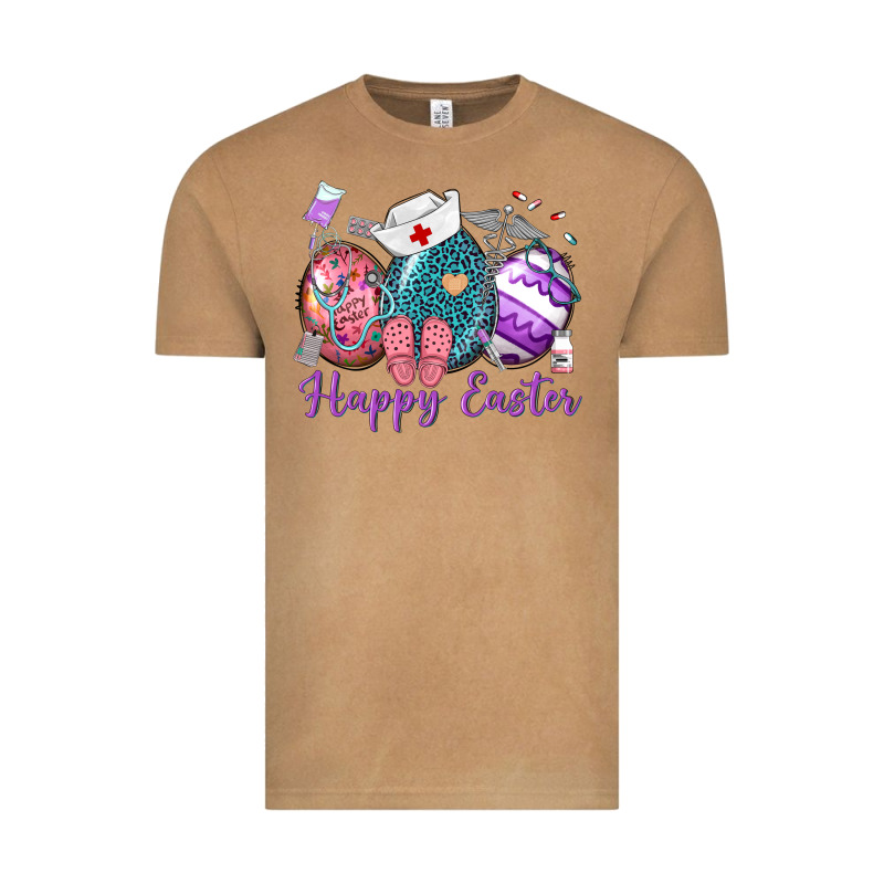 Happy Easter Eggs Nurse N Vintage Tee by Neo Western | Teevron