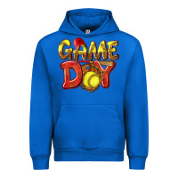 Cobalt Game Day Softball Urban Hoodie - NancyCooperArtShop