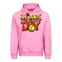 Fuchsia Pink Game Day Softball Urban Hoodie - NancyCooperArtShop