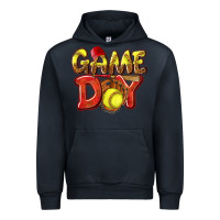 Navy Game Day Softball Urban Hoodie - NancyCooperArtShop