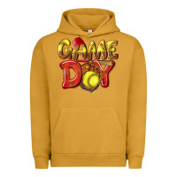 Pigment Peanut Butter Game Day Softball Urban Hoodie - NancyCooperArtShop