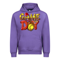 Tulip Game Day Softball Urban Hoodie - NancyCooperArtShop