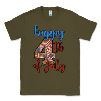 Army Green happy 4th of july Classic Tee - BundleAndBundleShop