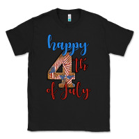 Black happy 4th of july Classic Tee - BundleAndBundleShop
