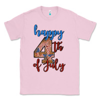 Bubblegum Pink happy 4th of july Classic Tee - BundleAndBundleShop