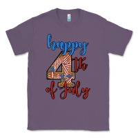 Lavender happy 4th of july Classic Tee - BundleAndBundleShop
