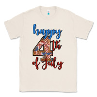 Natural happy 4th of july Classic Tee - BundleAndBundleShop