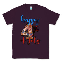 Plum happy 4th of july Classic Tee - BundleAndBundleShop