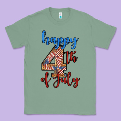 Happy 4th Of July Classic Tee Designed By Bundleandbundleshop
