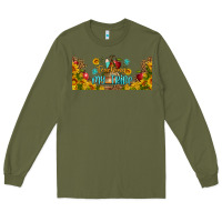 Army Green teaching my tribe libbey glass Long Sleeve Tee - BundleAndBundleShop