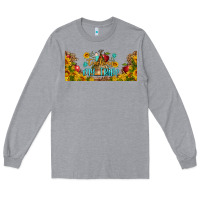 Heather Grey teaching my tribe libbey glass Long Sleeve Tee - BundleAndBundleShop