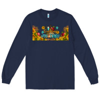Navy teaching my tribe libbey glass Long Sleeve Tee - BundleAndBundleShop